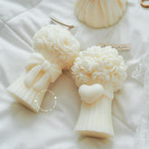 Set 2 of Bouquet | Flower candle | Home decor | Gift | Candle | Handmade soy candle | Natural | Home