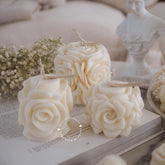 Set 3 of rose candle | Rose Candle | Home decor | Gift | Candle | Handmade soy candle | Natural | Home