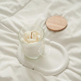 Flora Dome candle | Rose in glass Candle | Home decor | Gift | Candle | Handmade soy candle | Natural | Home