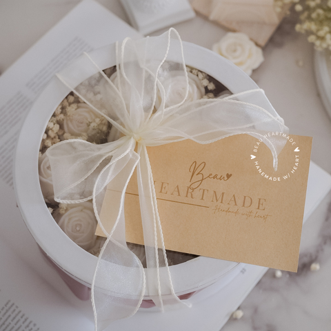 Rose Box set | Home decor | Gift | Candle | Handmade soy candle | Natural | Home