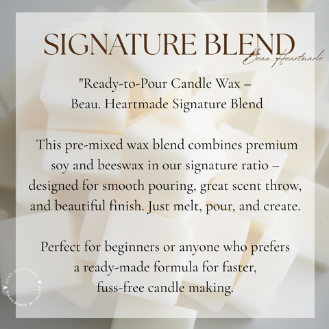 Pre-blended candle wax for candle making - 1 kg.