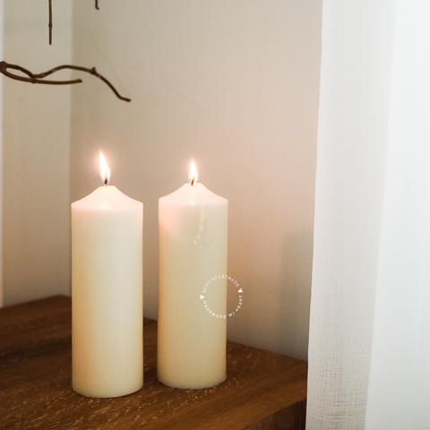 Pillara (set 2) | Home decor | Gift | Candle | Handmade soy candle | Natural | Home
