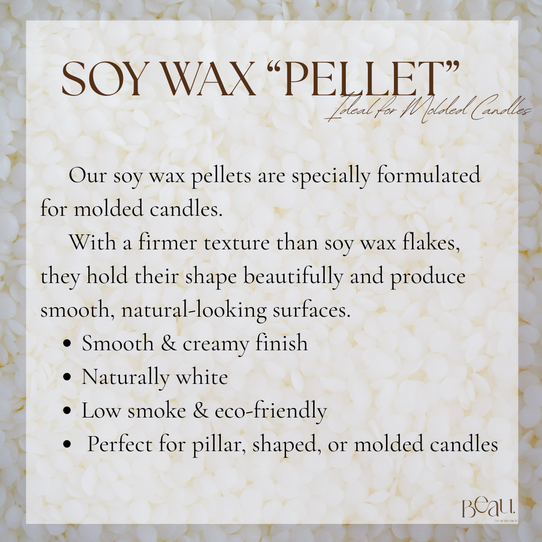 Soy Wax (Pellet) for candle making - 1 kg.