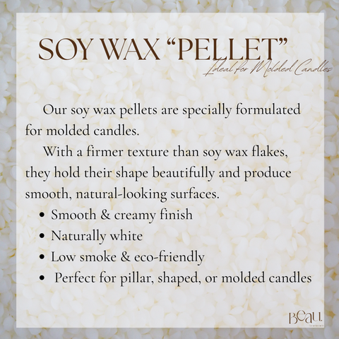 Soy Wax (Pellet) for candle making - 1 kg.