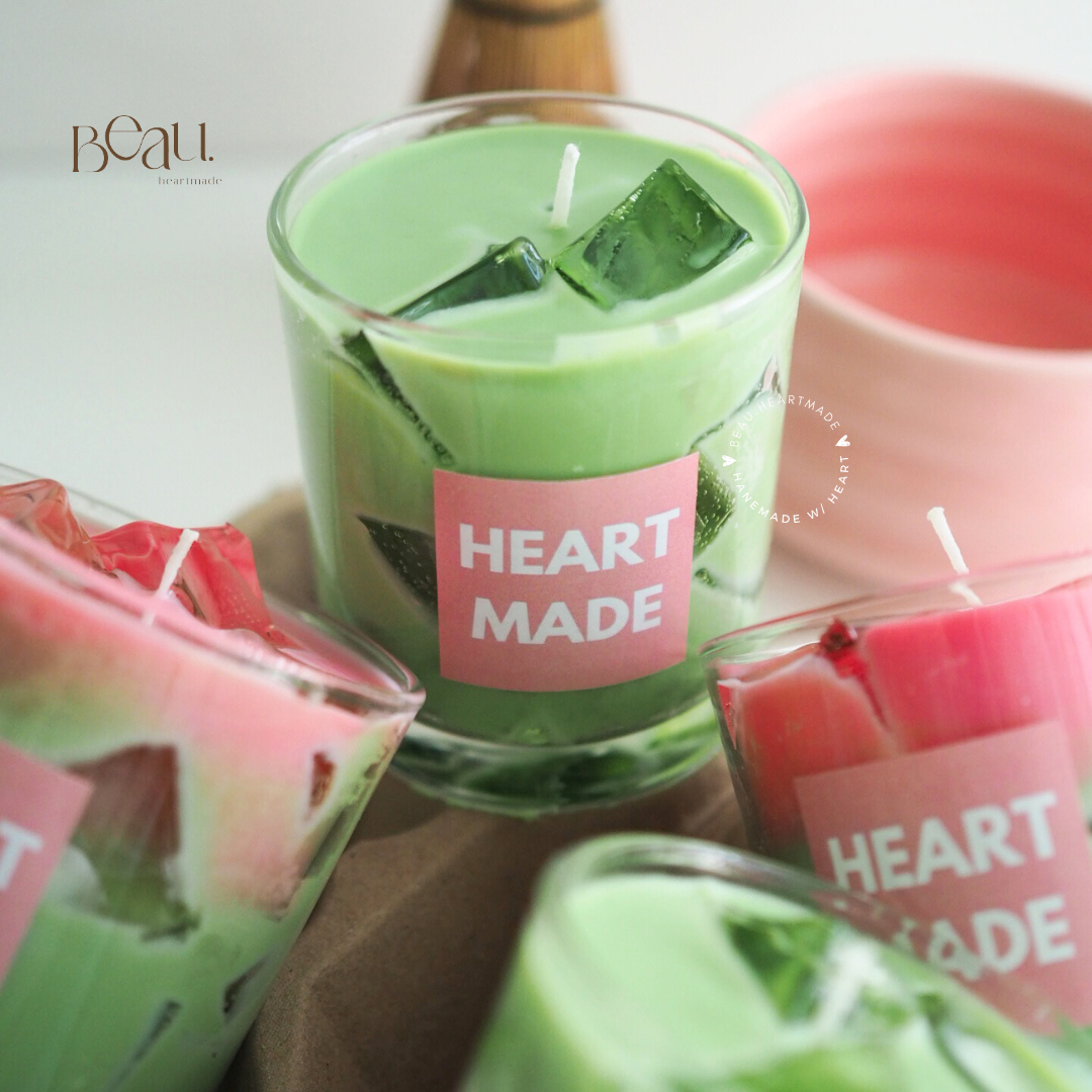 Matcha lover | Home decor | Gift | Candle | Handmade soy candle | Natural | Home