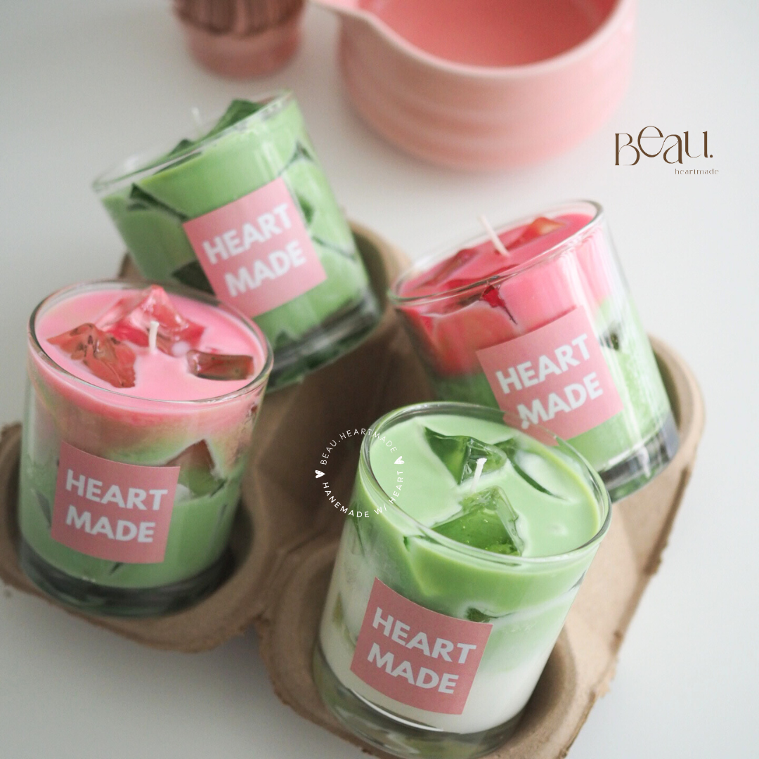 Matcha lover | Home decor | Gift | Candle | Handmade soy candle | Natural | Home