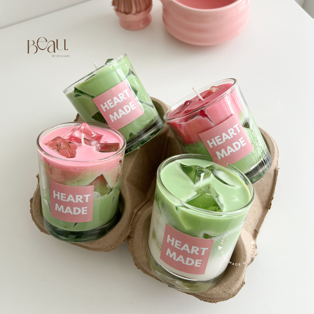 Matcha lover | Home decor | Gift | Candle | Handmade soy candle | Natural | Home