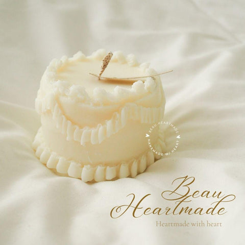LumiLush cake, Cake Candle, Cake Candle,Natural Soy & Beeswax, Birthday Cake, Birthday Gift, Valentine's Day Gift, Gift