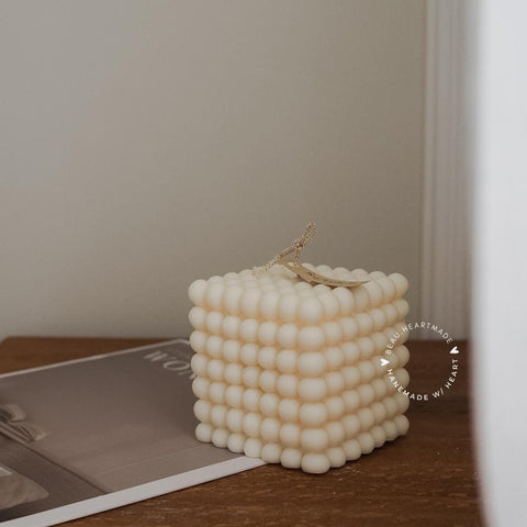 7F Bubble Cupe Candle | Home decor | Gift | Candle | Handmade soy candle | Natural | Home