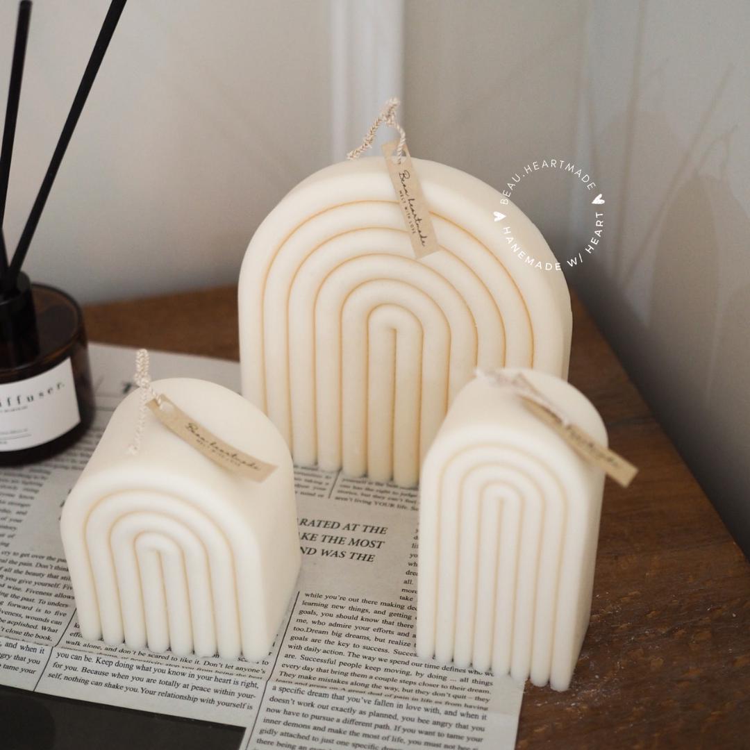 Set 3 of Rainbow | Rainbow Candle | Home decor | Gift | Candle | Handmade soy candle | Natural | Home | candle