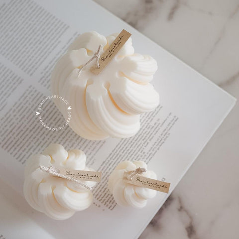 Set of 3 Curl Classic | Home decor | Gift | Candle | Handmade soy candle | Natural | Home
