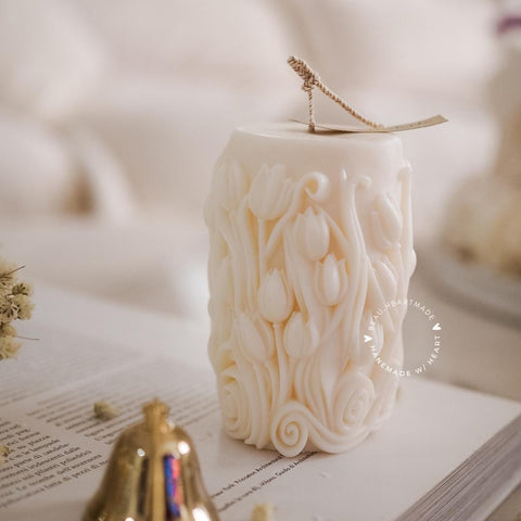 Vines Flower | Home decor | Gift | Candle | Handmade soy candle | Natural | Home
