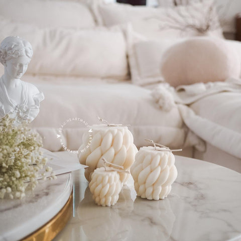 Set 3 of Wavy Classic | Home decor | Gift | Candle | Handmade soy candle | Natural | Home