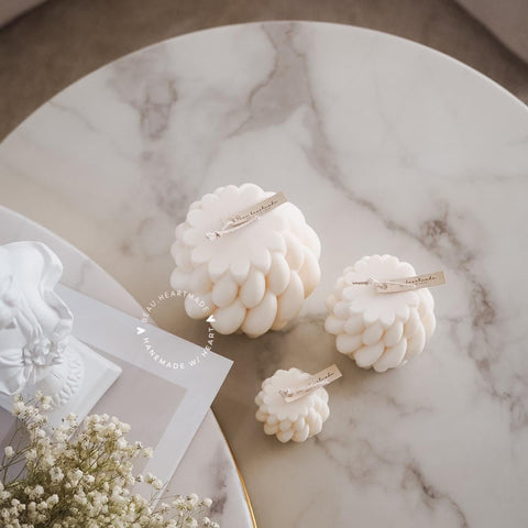 Set 3 of Wavy Classic | Home decor | Gift | Candle | Handmade soy candle | Natural | Home