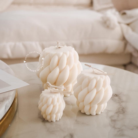 Set 3 of Wavy Classic | Home decor | Gift | Candle | Handmade soy candle | Natural | Home