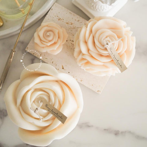 ROSE ROSY | Rose Candle | Home decor | Gift | Candle | Handmade soy candle | Natural | Home
