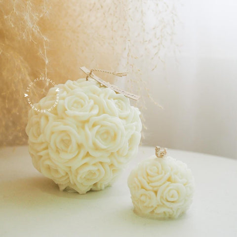 Circle Rose | Home decor | Gift | Candle | Handmade soy candle | Natural | Home
