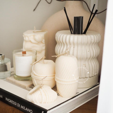 Set 3 of The Yarn Ball | Candle | Home decor | Gift | Candle | Handmade soy candle | Natural | Home