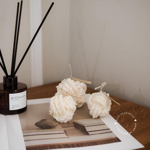 Set 3 of cozy Rope | Tie rope Candle | Home decor | Gift | Candle | Handmade soy candle | Natural | Home