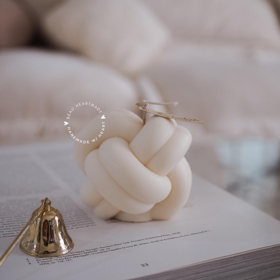 Twin Knot candle | Home decor | Gift | Candle | Handmade soy candle | Natural | Home