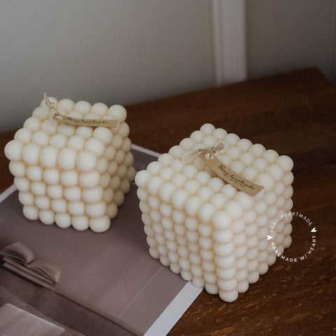 7F Bubble Cupe Candle | Home decor | Gift | Candle | Handmade soy candle | Natural | Home