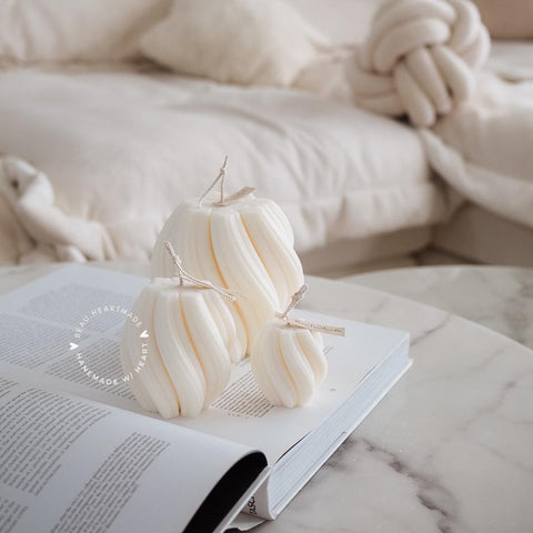 Set of 3 Curl Classic | Home decor | Gift | Candle | Handmade soy candle | Natural | Home