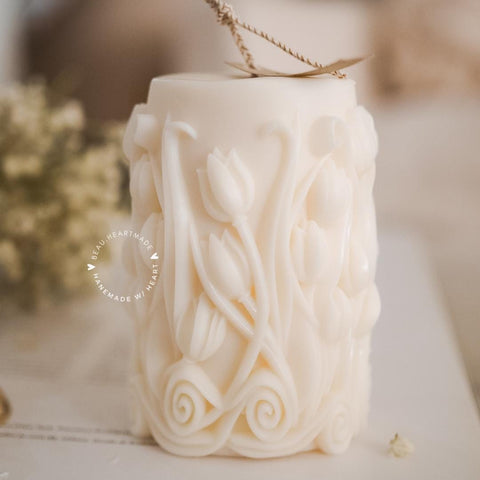 Vines Flower | Home decor | Gift | Candle | Handmade soy candle | Natural | Home