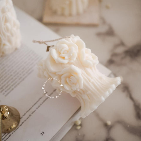 S Rose Bouquet | Home decor | Gift | Candle | Handmade soy candle | Natural | Home