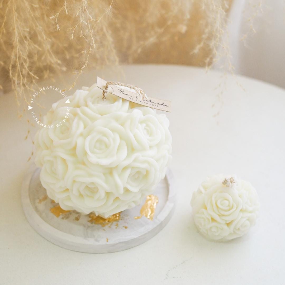 Circle Rose | Home decor | Gift | Candle | Handmade soy candle | Natural | Home